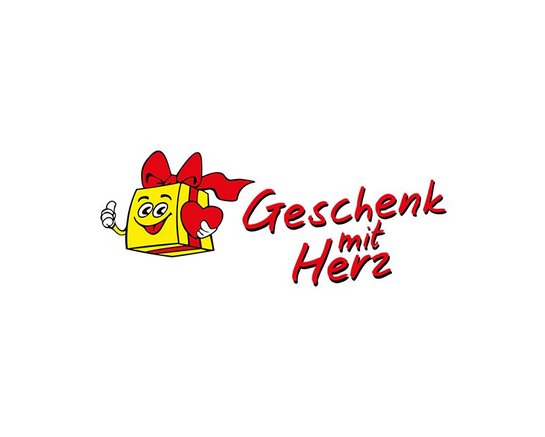 Logo Geschenk mit Herz